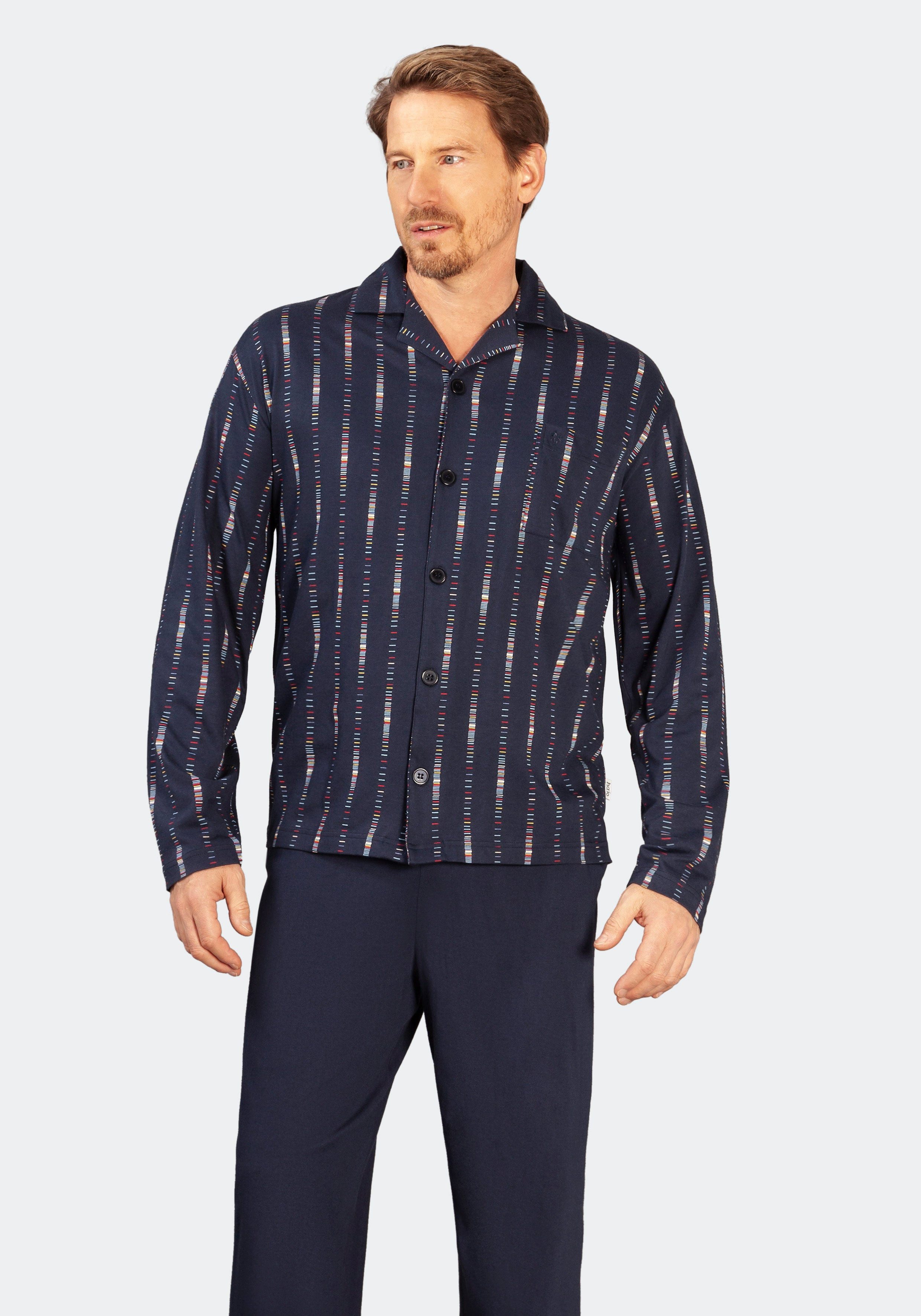 Hajo Schlafanzug Pyjama, Premium Cotton / Tencel günstig online kaufen