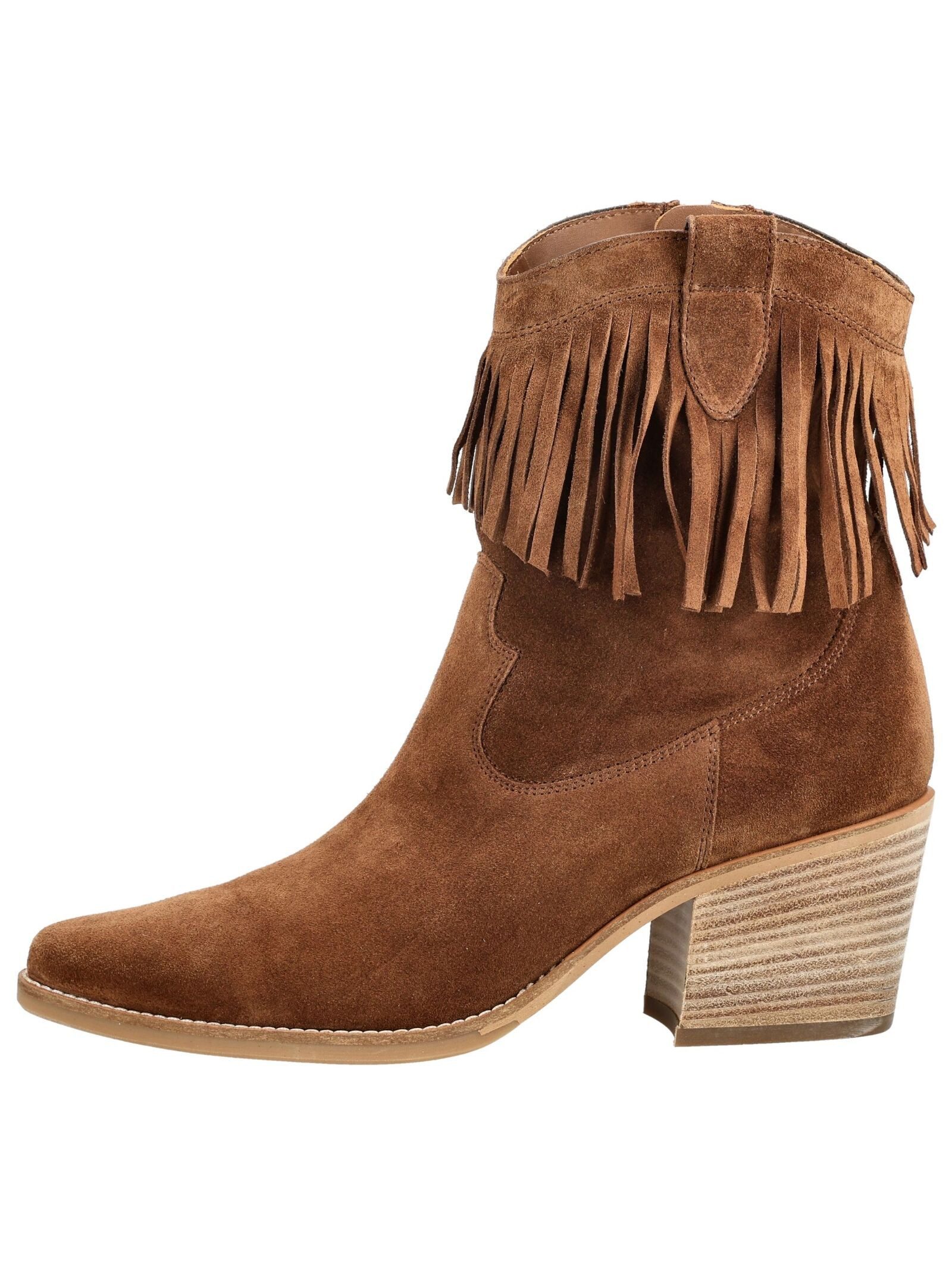 Paul Green Paul Green Stiefelette Veloursleder Bikerboots