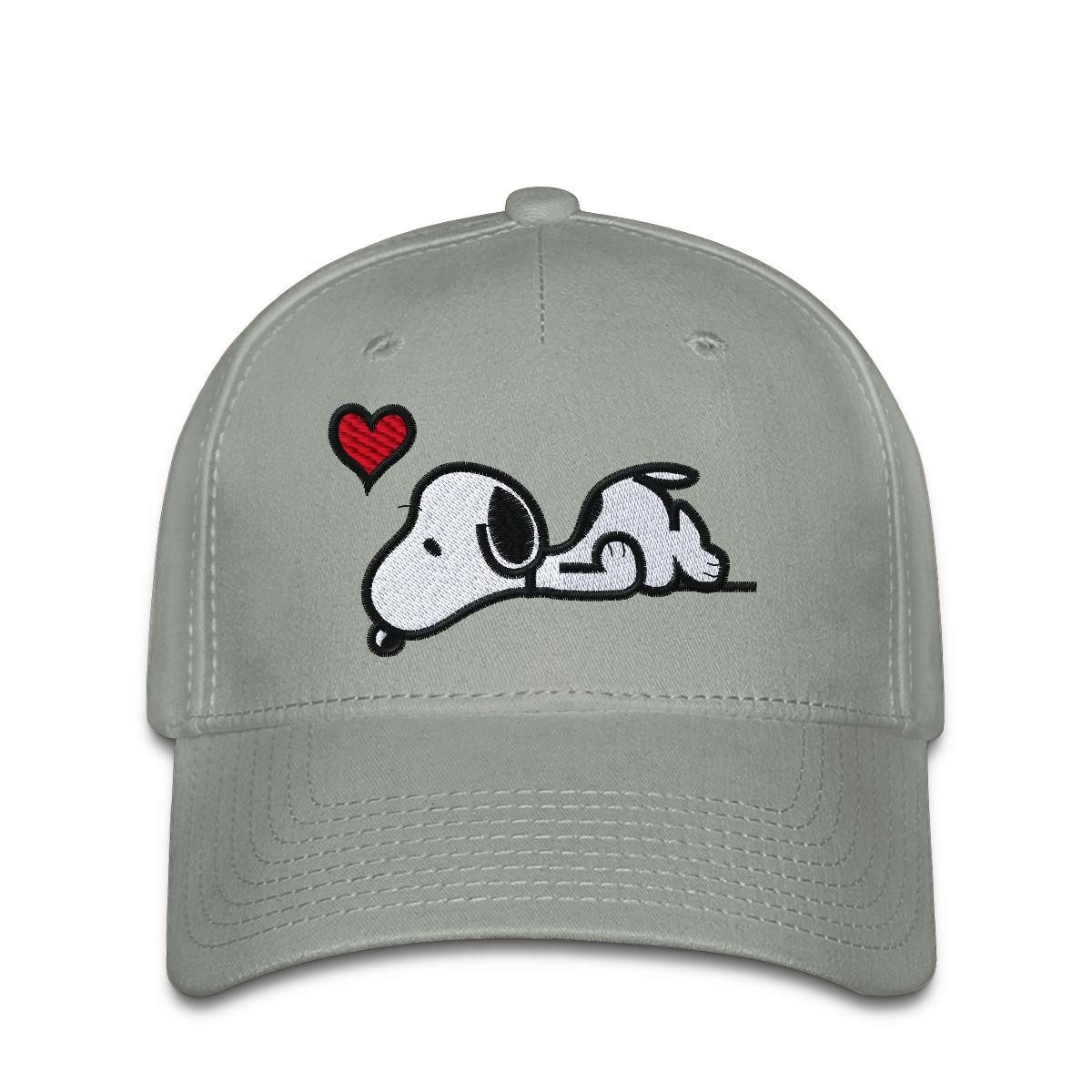 Spreadshirt Baseball Cap Peanuts Snoopy Liebe Herz Love Stick Geschenkidee Flexfit Cap (1-St)