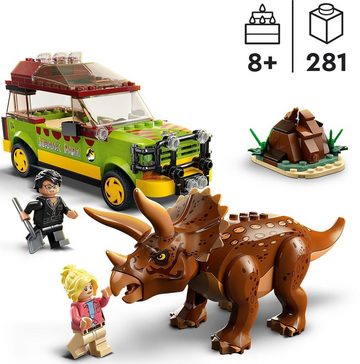 LEGO® Konstruktionsspielsteine Triceratops-Forschung (76959), LEGO® Jurassic Park, (281 St), Made in Europe