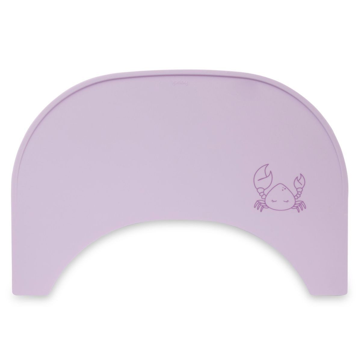 Hauck Hochstuhltablett Highchair Tray Mat - Crab Lavender, Silikon, Silikon günstig online kaufen
