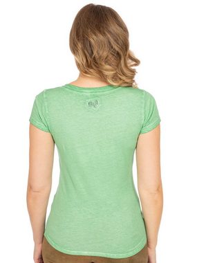 MarJo Trachtenshirt T-Shirt MILA saphir grün