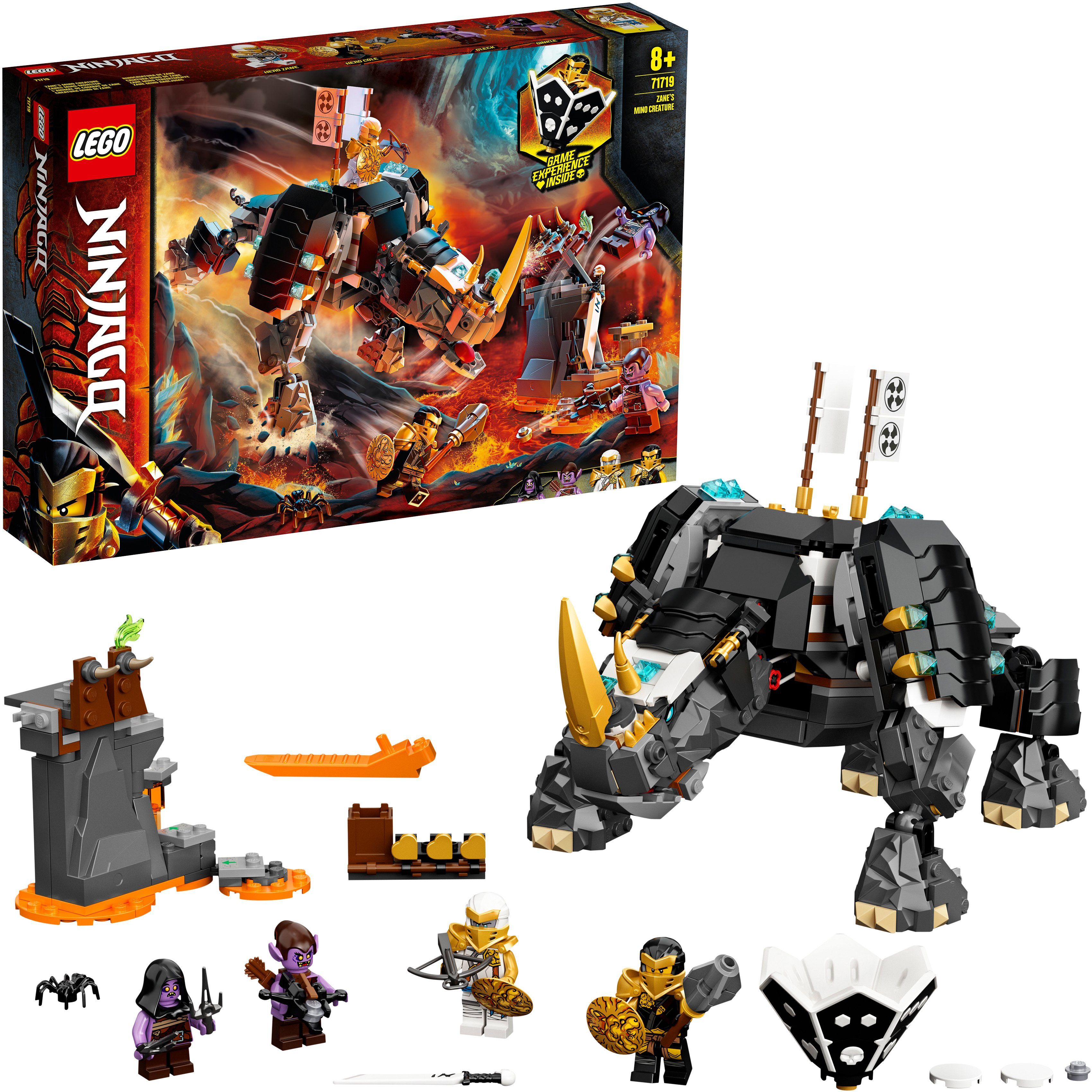 Image of LEGO 71719 Zanes Mino-Monster Spielset, Mehrfarbig
