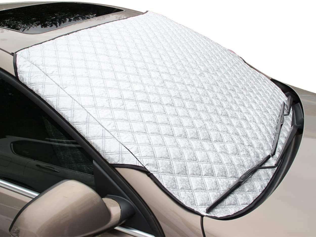 FOUORTUNATE-BEE Autosonnenschutz Extra-dicke Auto-Windschutzscheibenabdeckung gegen Schnee & Frost