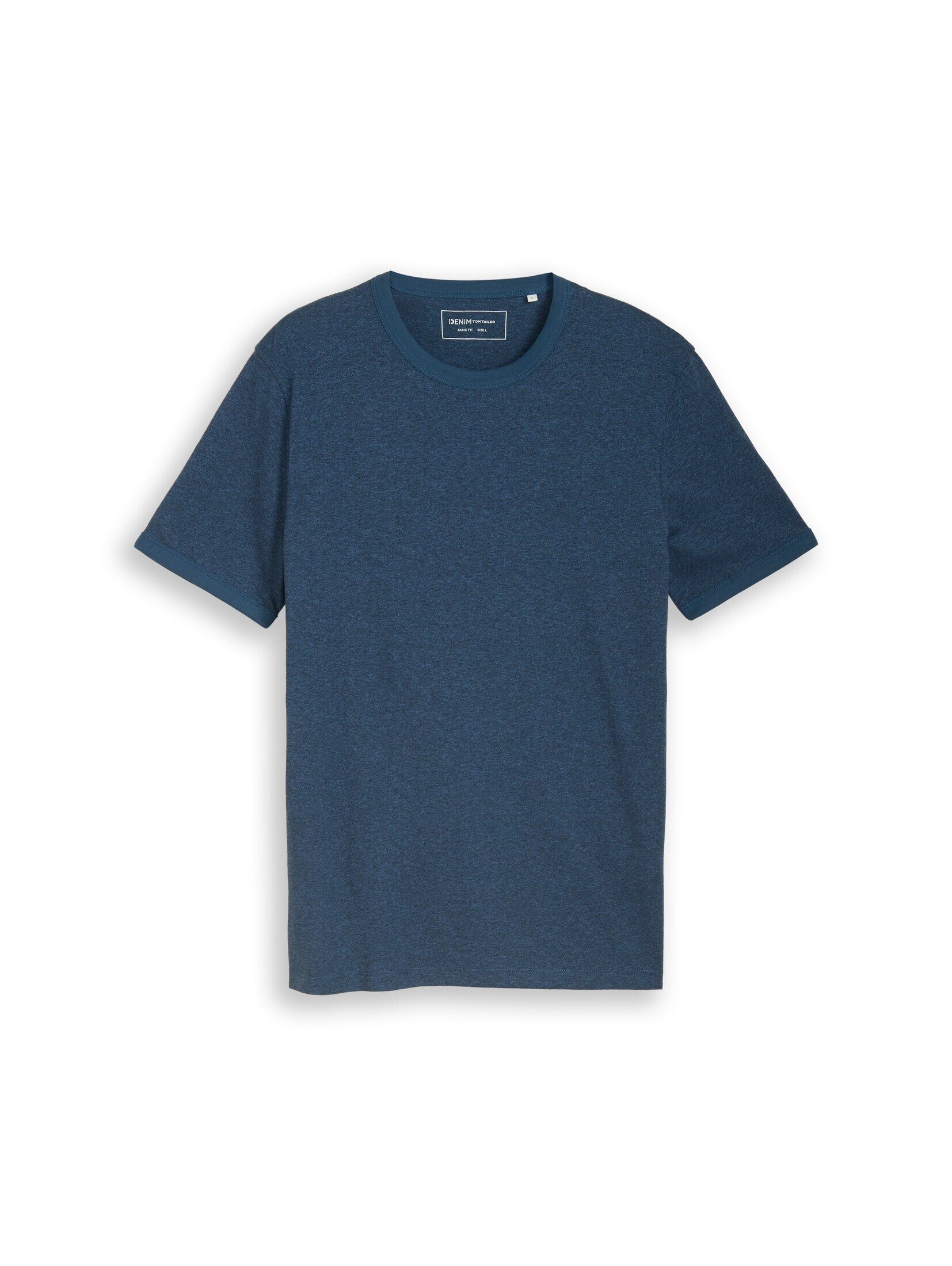 TOM TAILOR Denim T-Shirt T-Shirt T-Shirt in Melange-Optik günstig online kaufen