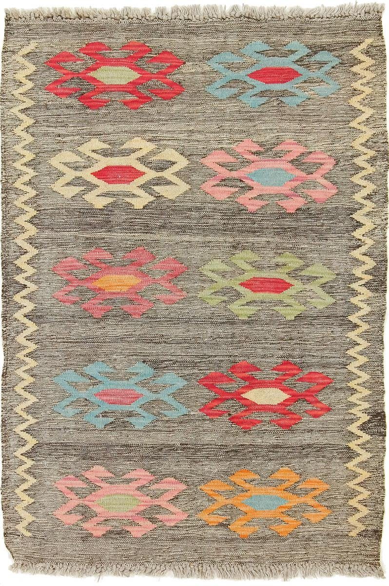Orientteppich Kelim Afghan 77x112 Handgewebter Orientteppich, Nain Trading, rechteckig, Höhe: 3 mm