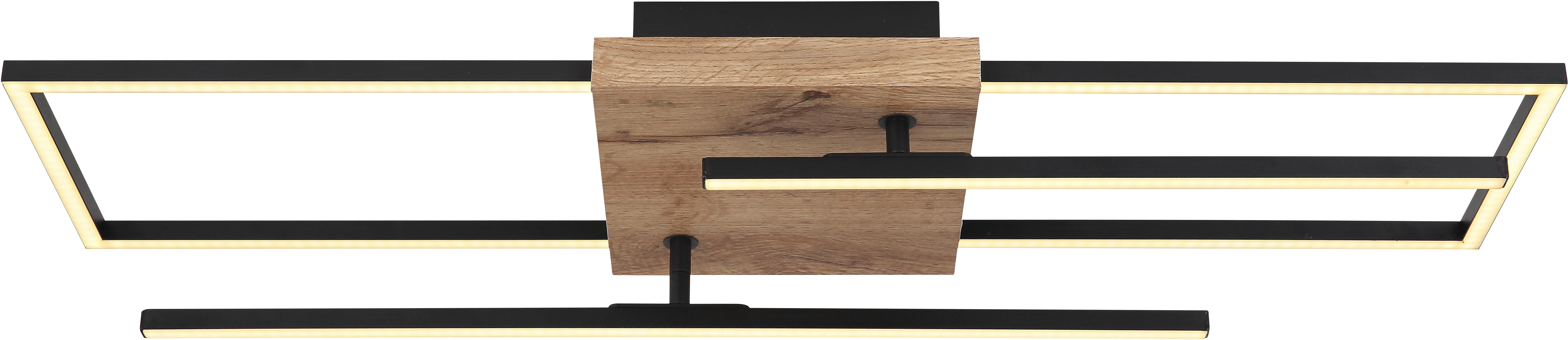 GLOBO LIGHTING Deckenleuchte KENDRA, LED fest integriert, Warmweiß, Deckenlampe Wohnzimmer-Leuchte Schlafzimmer-Leuchte Flur Küche