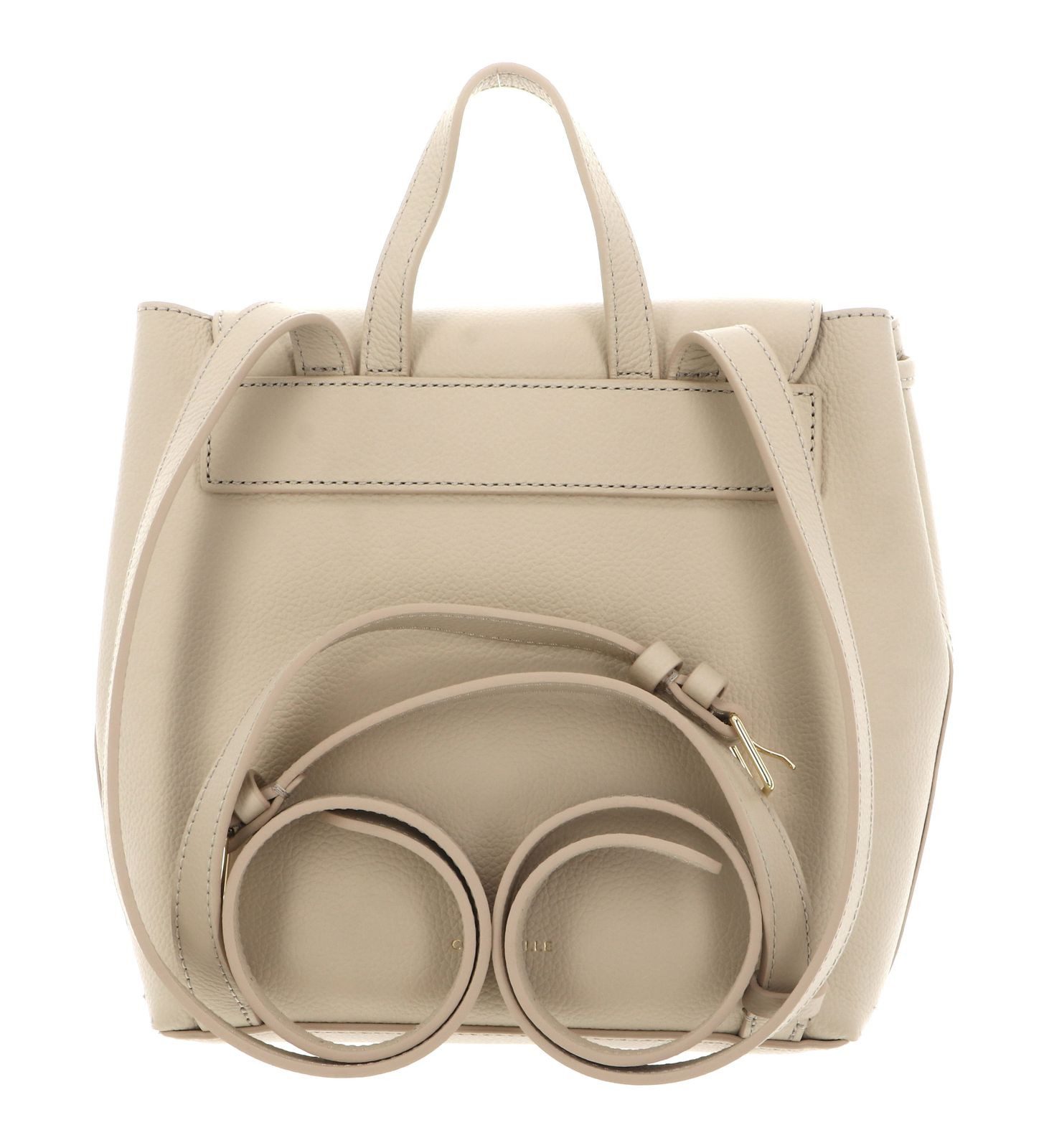 COCCINELLE Rucksack Mini Bag Double Grainy Leather, aus echtem Leder