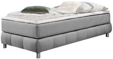 andas Boxspringbett Salo, Ohne Kopfteil, inkl. Topper, auch in Überlänge 220 cm