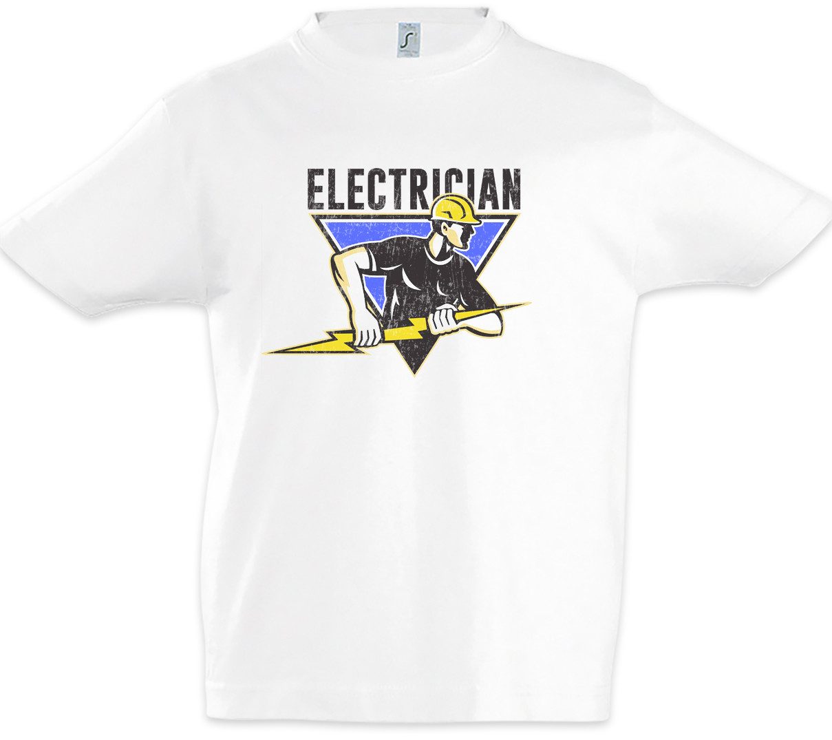 Print-Shirt Electrician I Kinder T-Shirt Elektriker Meister Beruf Handwerk