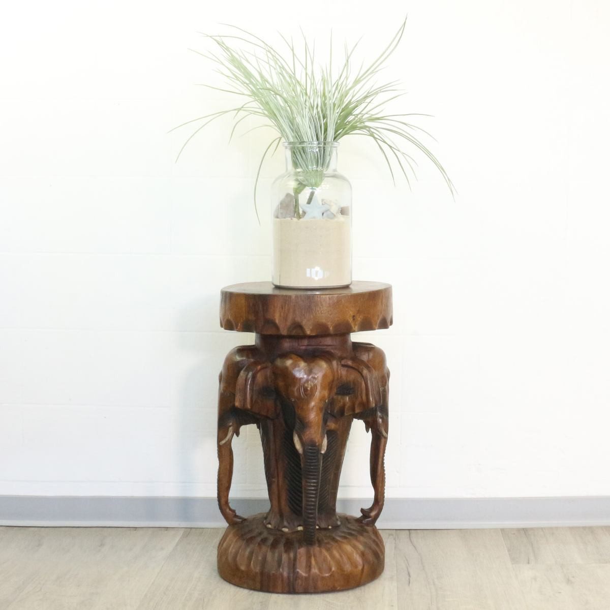 Oriental Galerie Blumenhocker Rundhocker Elefant 50 günstig online kaufen