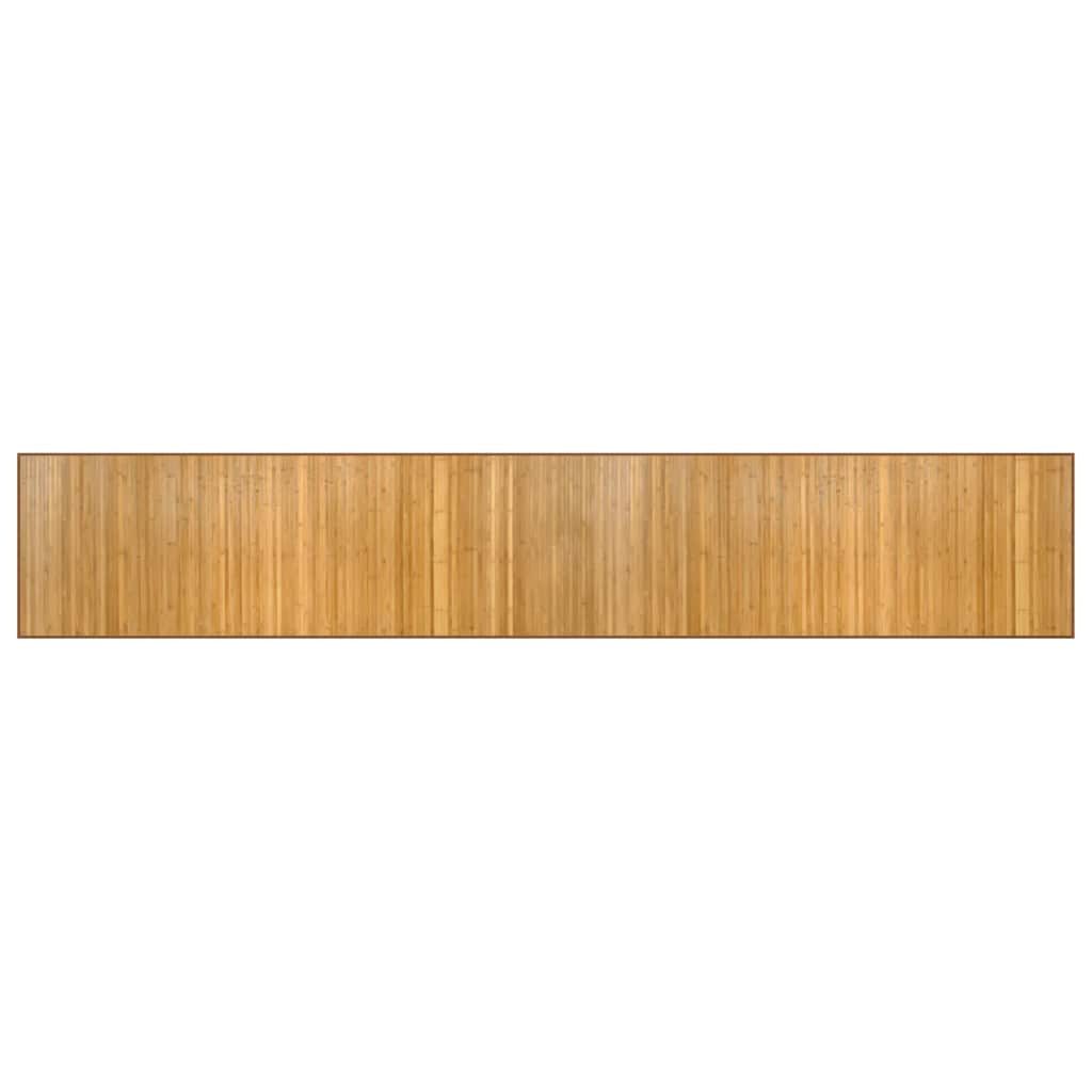Teppich Teppich Rechteckig Natur 60x400 cm Bambus
