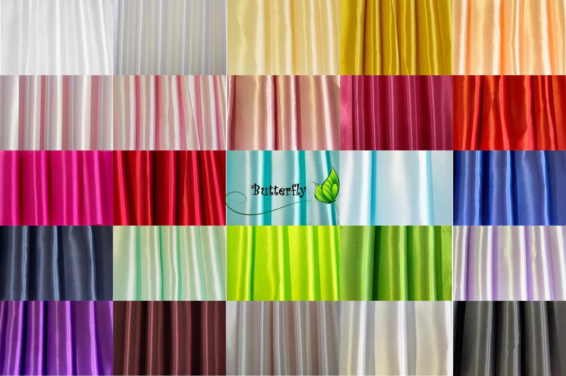 Creativery Stoff, Satinstoff 9,5m x 150cm