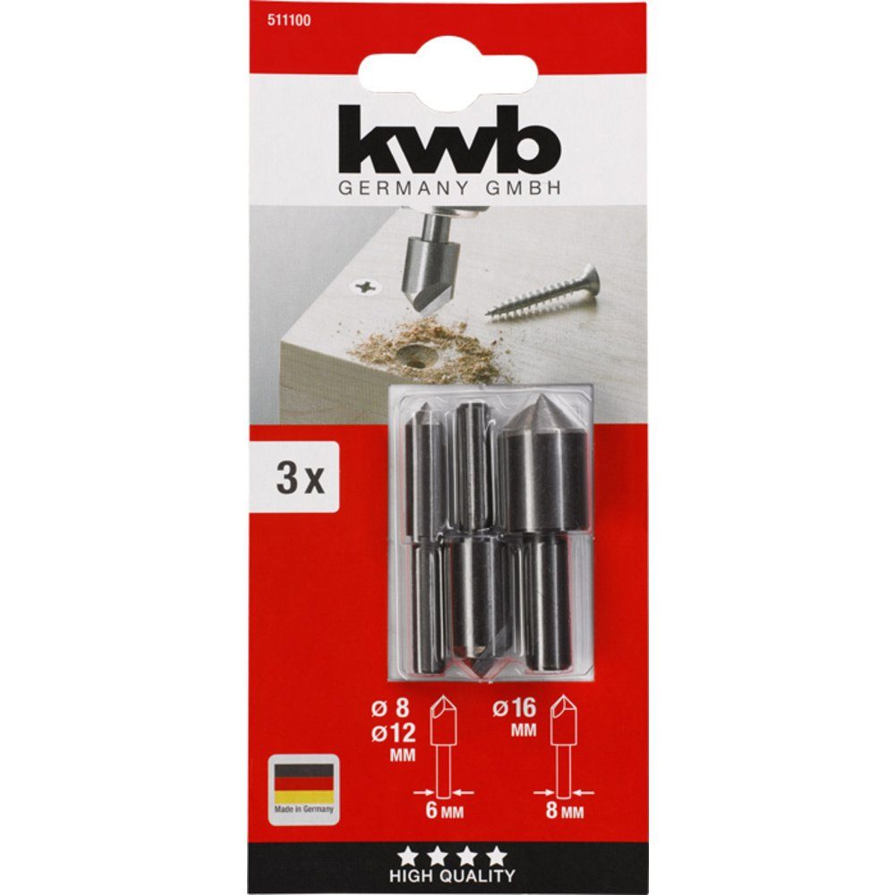 kwb Senkbohrer kwb 511100 Senker-Set 3teilig günstig online kaufen