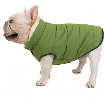 GelldG Hundejacke Haustier Hunde Winterkleidung Bulldogge Warme Weste Anzug