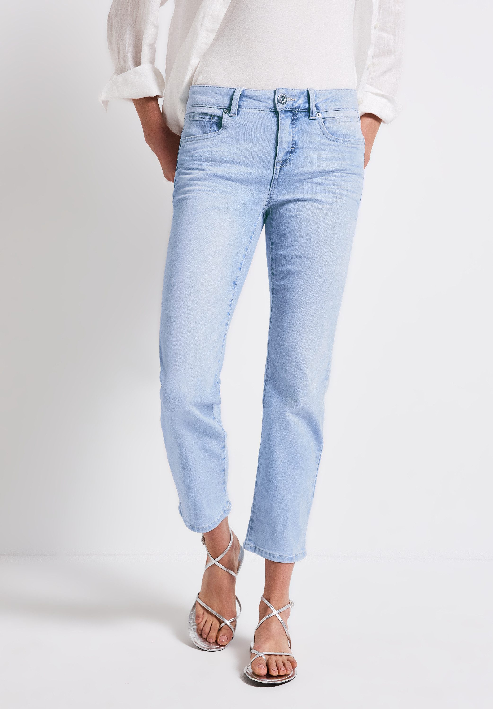 STREET ONE Slim-fit-Jeans Tilly bleached, Slim günstig online kaufen