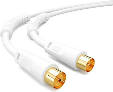 Vivanco Audio- & Video-Kabel, Antennenkabel, (1 cm), vergoldet