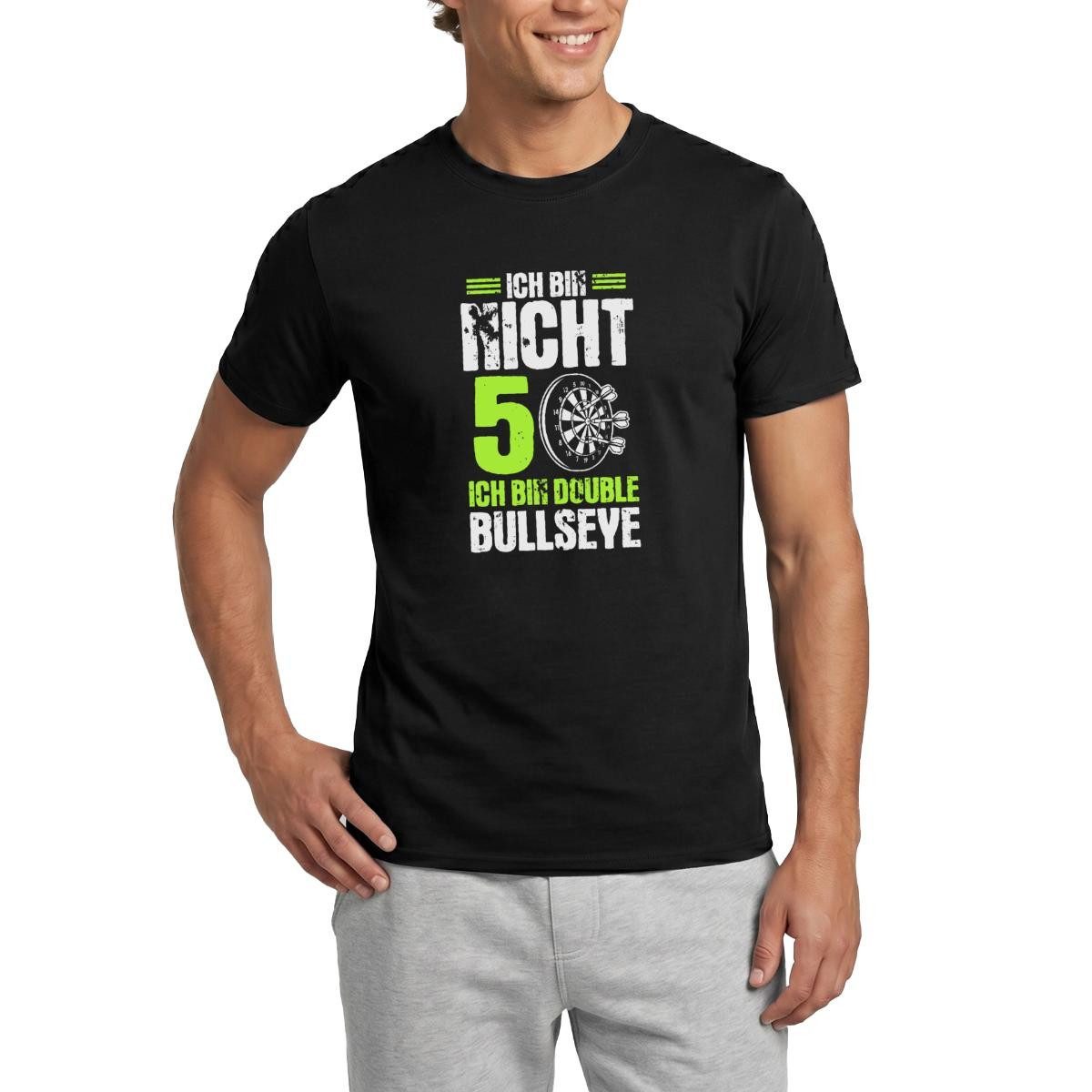T-Shirt 50. Geburtstag, Nicht 50 Double Bullseys Männer T-Shirt