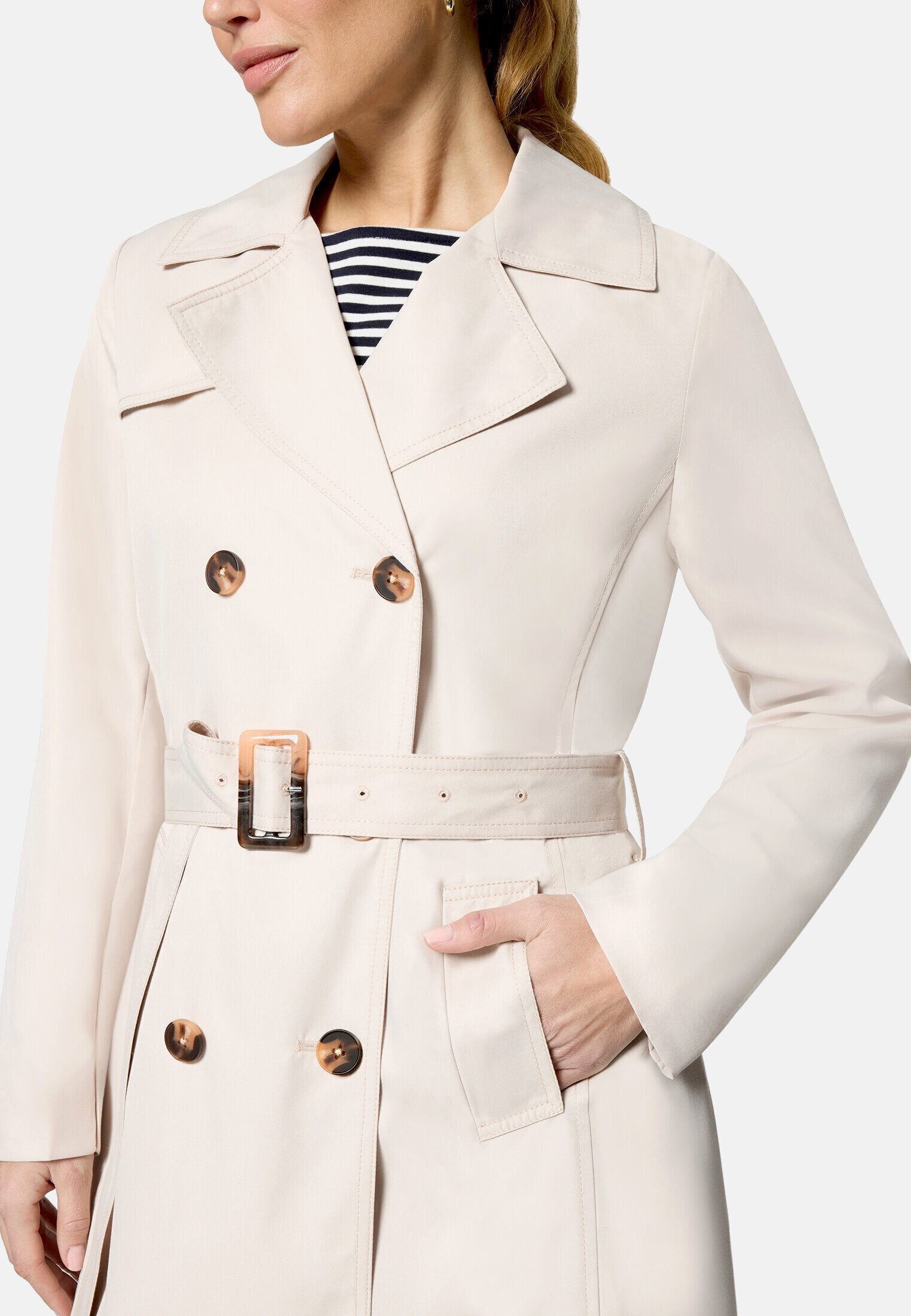 Zero Trenchcoat Damen mit Gürtel