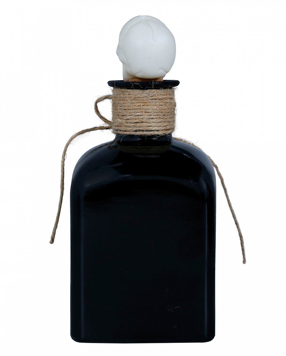 Hexentrank Dekofigur Totenschädel Giftflasche aus Horror-Shop Glas mit 2