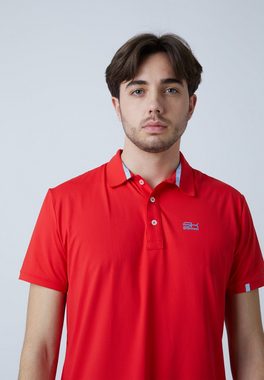 SPORTKIND Funktionsshirt Golf Polo Shirt Kurzarm Jungen & Herren rot