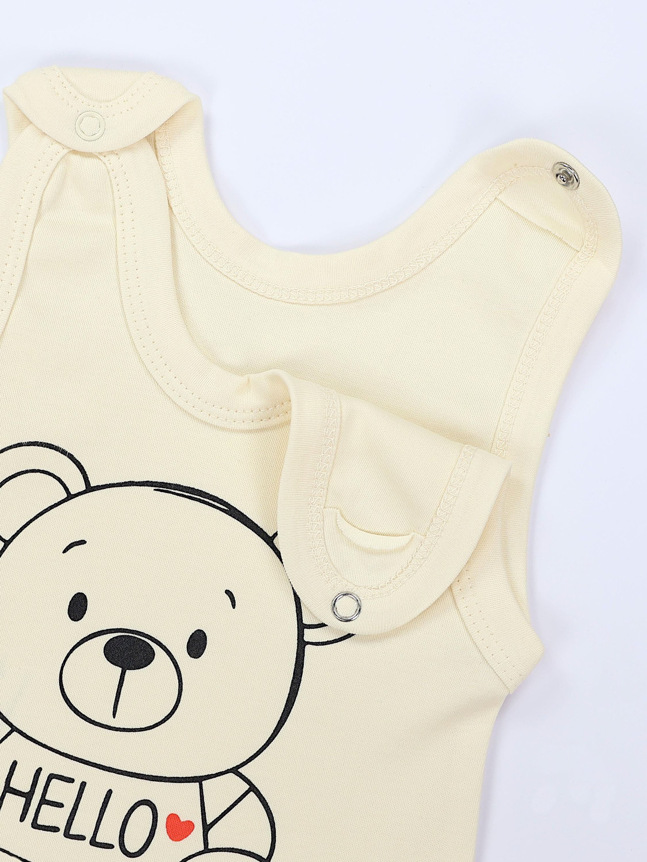 TupTam Strampler TupTam Baby Mädchen Jungen Strampler mit Langarmshirt Aufdruck Spruch