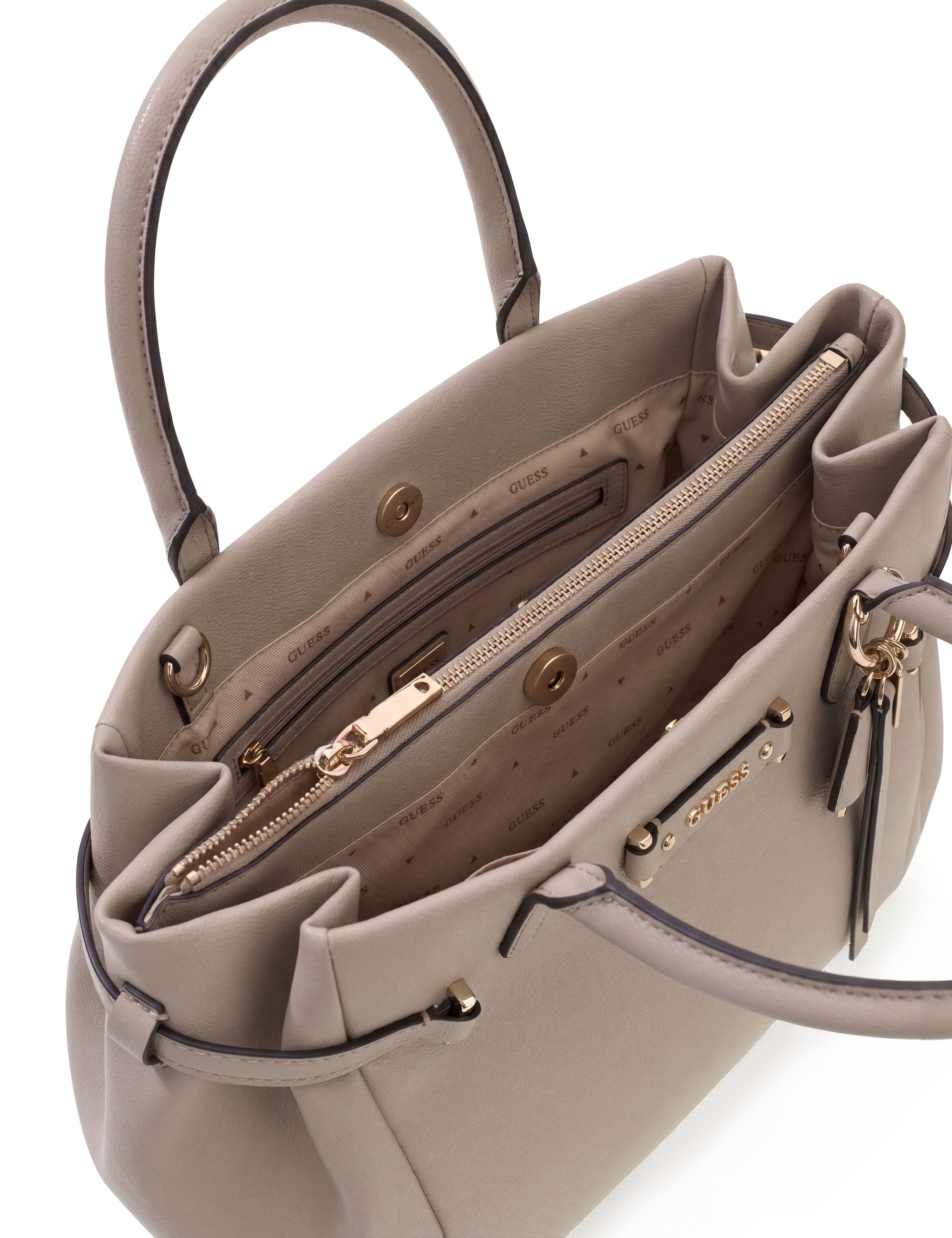 Guess Umhängetasche DOROTHY GIRLFRIEND SATCHEL (Set, Abnehmbarer Schlüsselanhänger), Damen Henkeltasche, Beuteltasche mit abnehmbarem Schlüsselanhänger – Bild 3 von 5