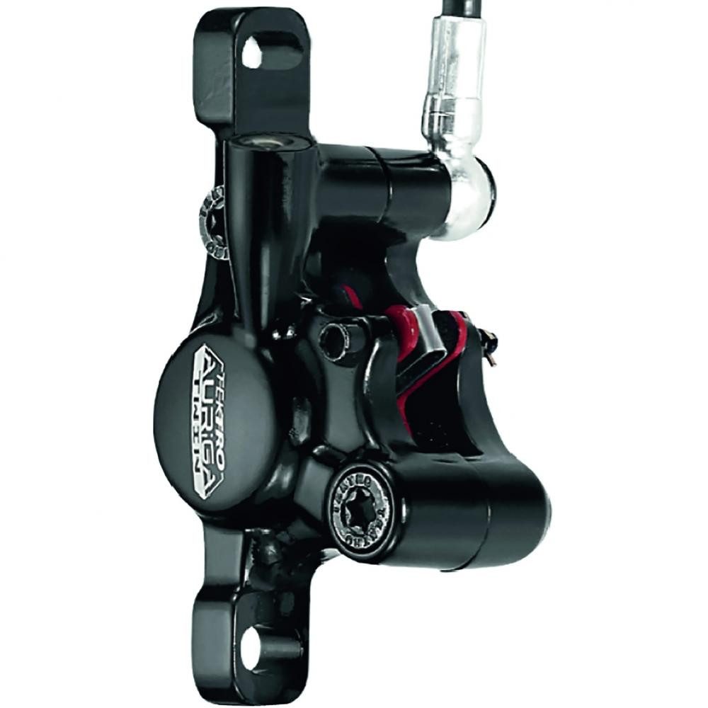 Tektro Scheibenbremssattel TEKTRO Bremssattel Auriga Twin HD-T525 Postmount Schwarz - präzise 2-K