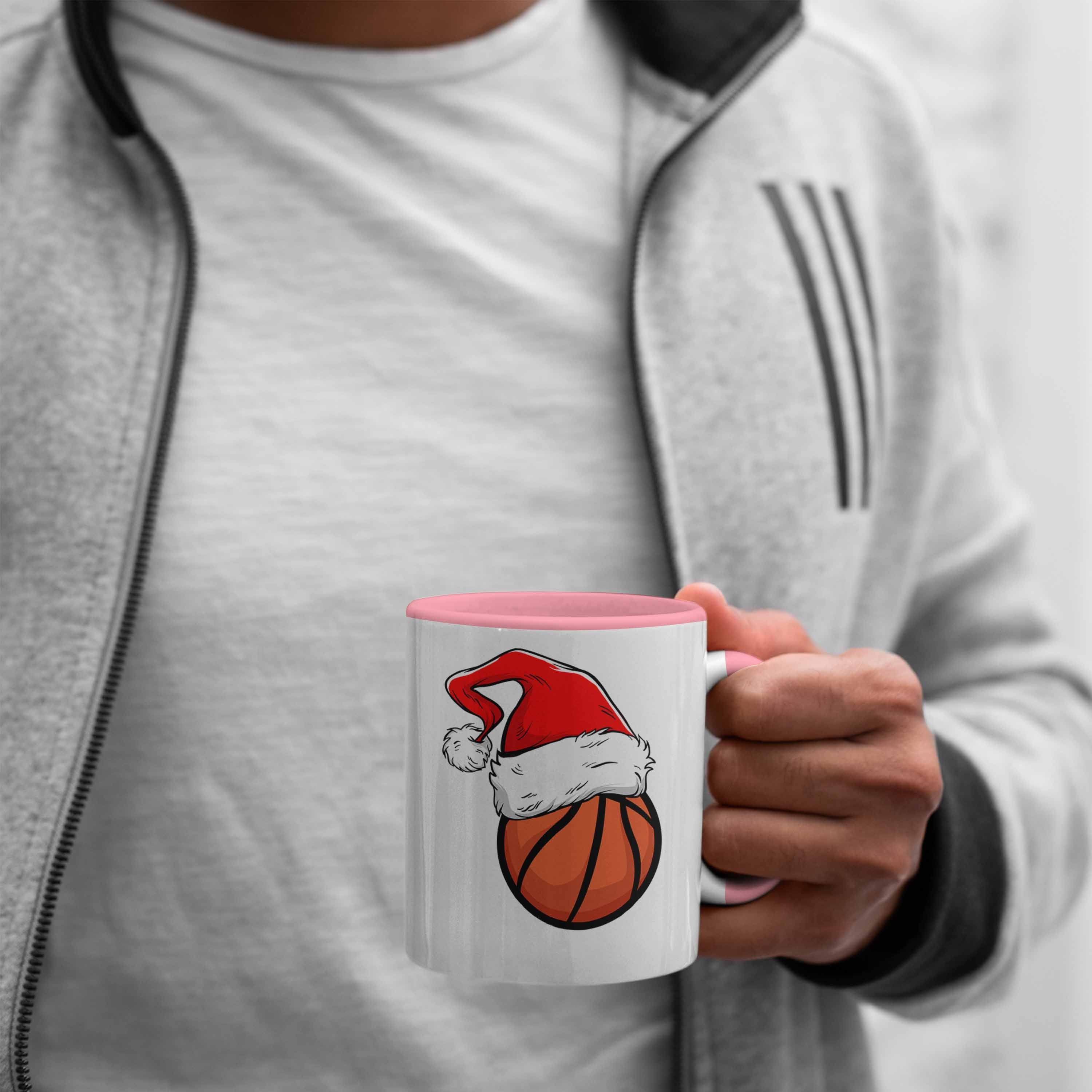 - Basketballspieler Geschenkidee Weihnachten Tasse Tasse Rosa Basketball Trendation Geschenk Trendation