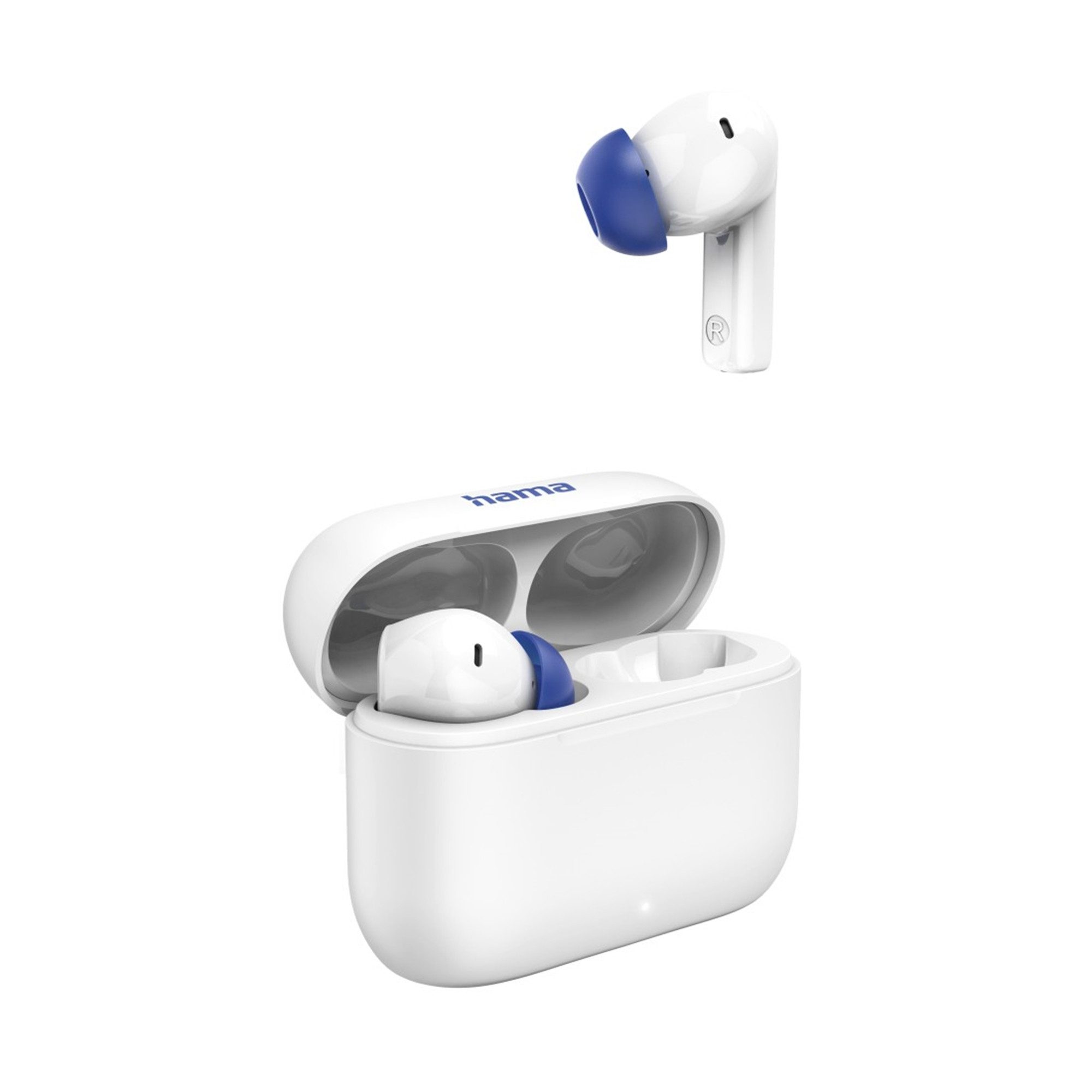 Hama Passion Clear II, In-Ear, Weiß Bluetooth-Kopfhörer (Lautstärkeregler/Rufannahmetaste)
