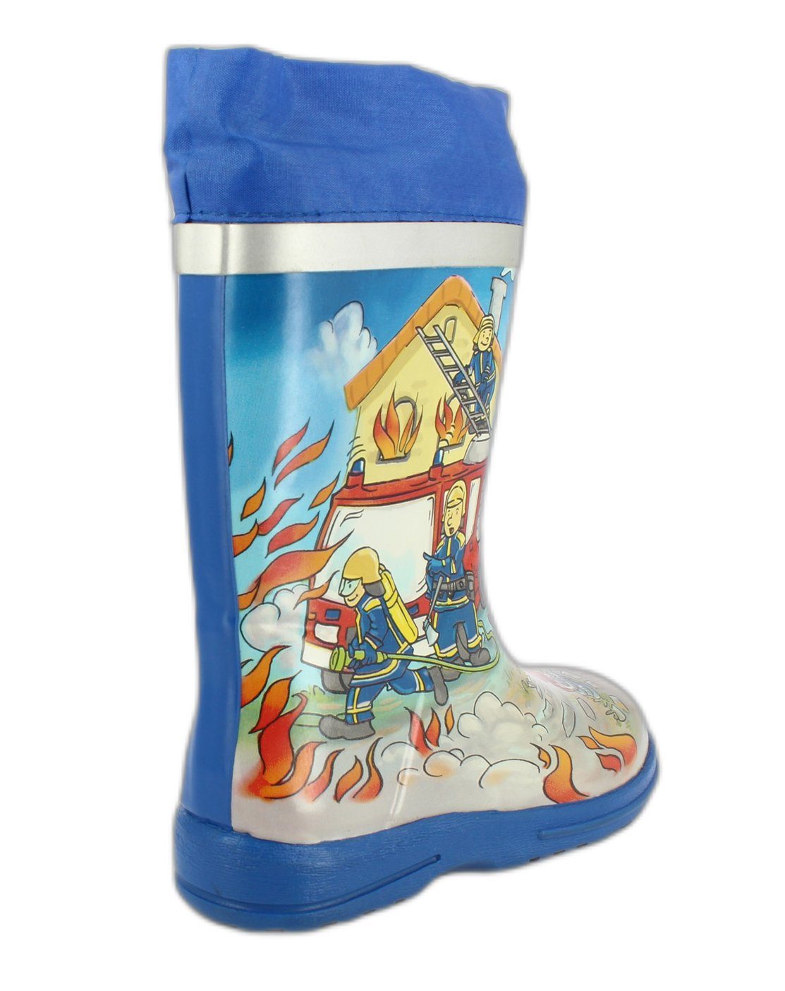 Beck Gummistiefel Fire Gummistiefel (wasserdichter, schmaler Stiefel, für trockene Füße bei Regen und Matschwetter) herausnehmbare Innensohle, weicher flexibler – Bild 5 von 5