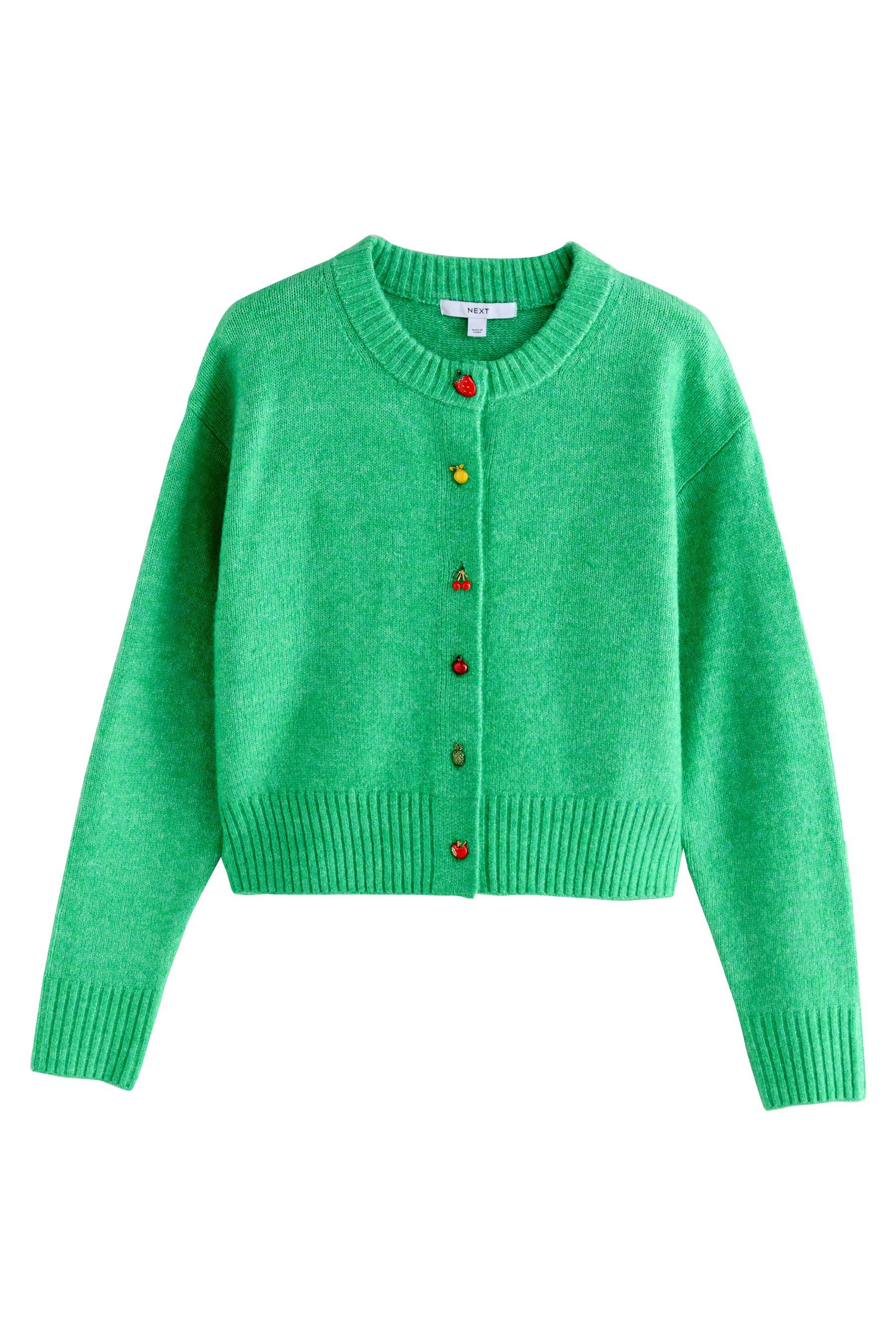 Next Strickjacke Strickjacke mit Rundhalsausschnitt (1-tlg) günstig online kaufen