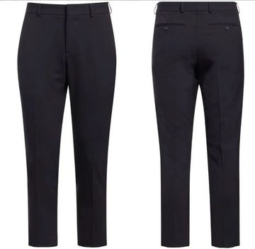 Valentino Loungehose VALENTINO TAILORED WOOL BLEND SLIM PANTS ICONIC TAPE LOGO NAVY TROUSER