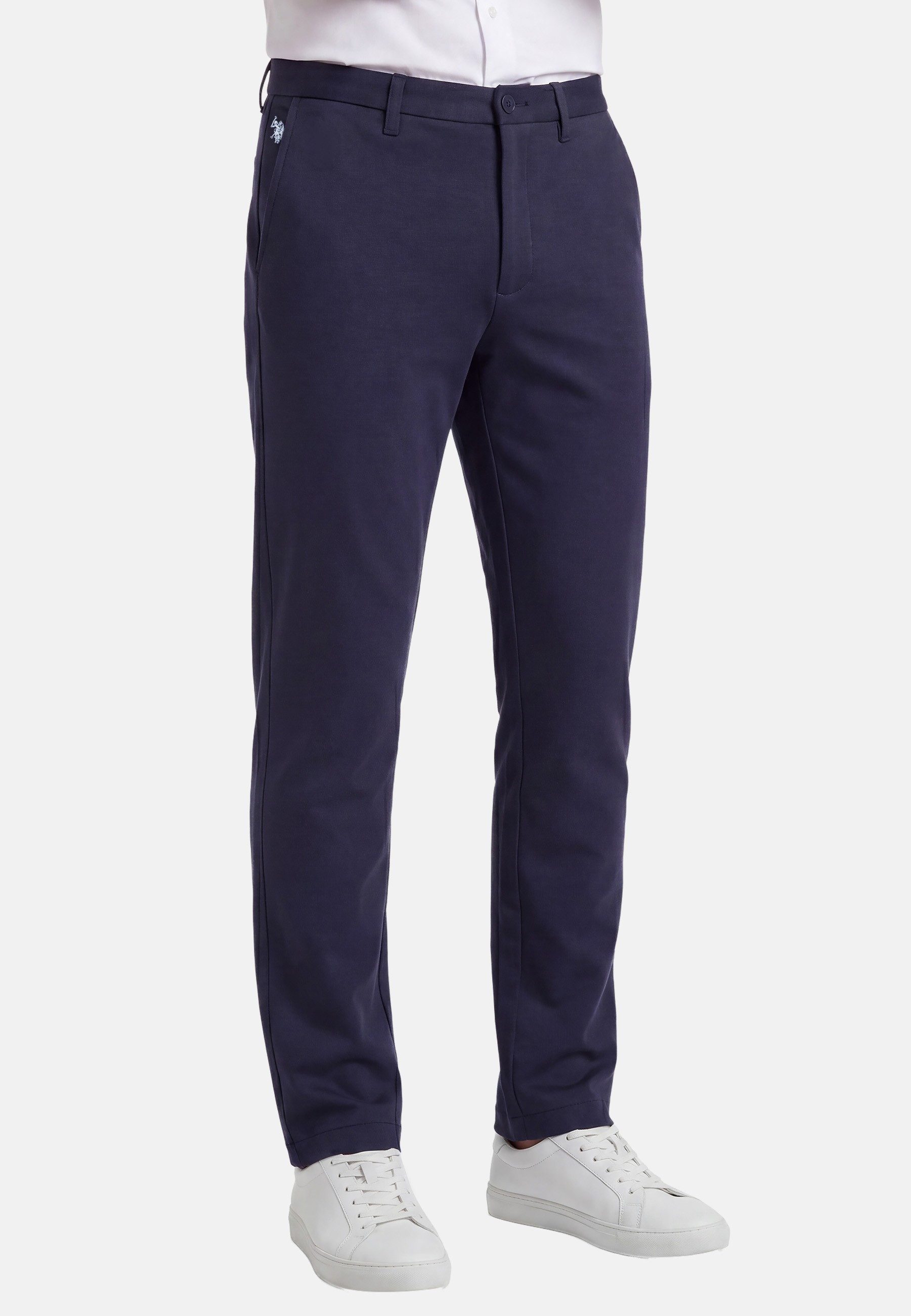 U.S. Polo Assn. Stoffhose USOliiver Herren Regular Fit mit Stretch Klassische Hose mit bequemem Sitz und modernem Look – Bild 2 von 5