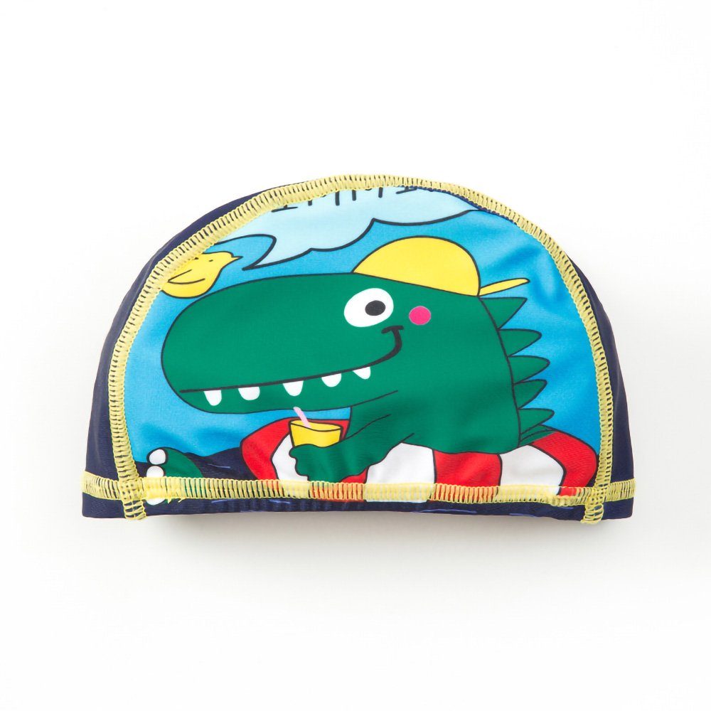 Vivi Idee Badeanzug mit Badekappe für Kinder Krokodil Jungen 1-8 Jahre, UPF 50+ UV Schutz, Kurzarm – Bild 4 von 5