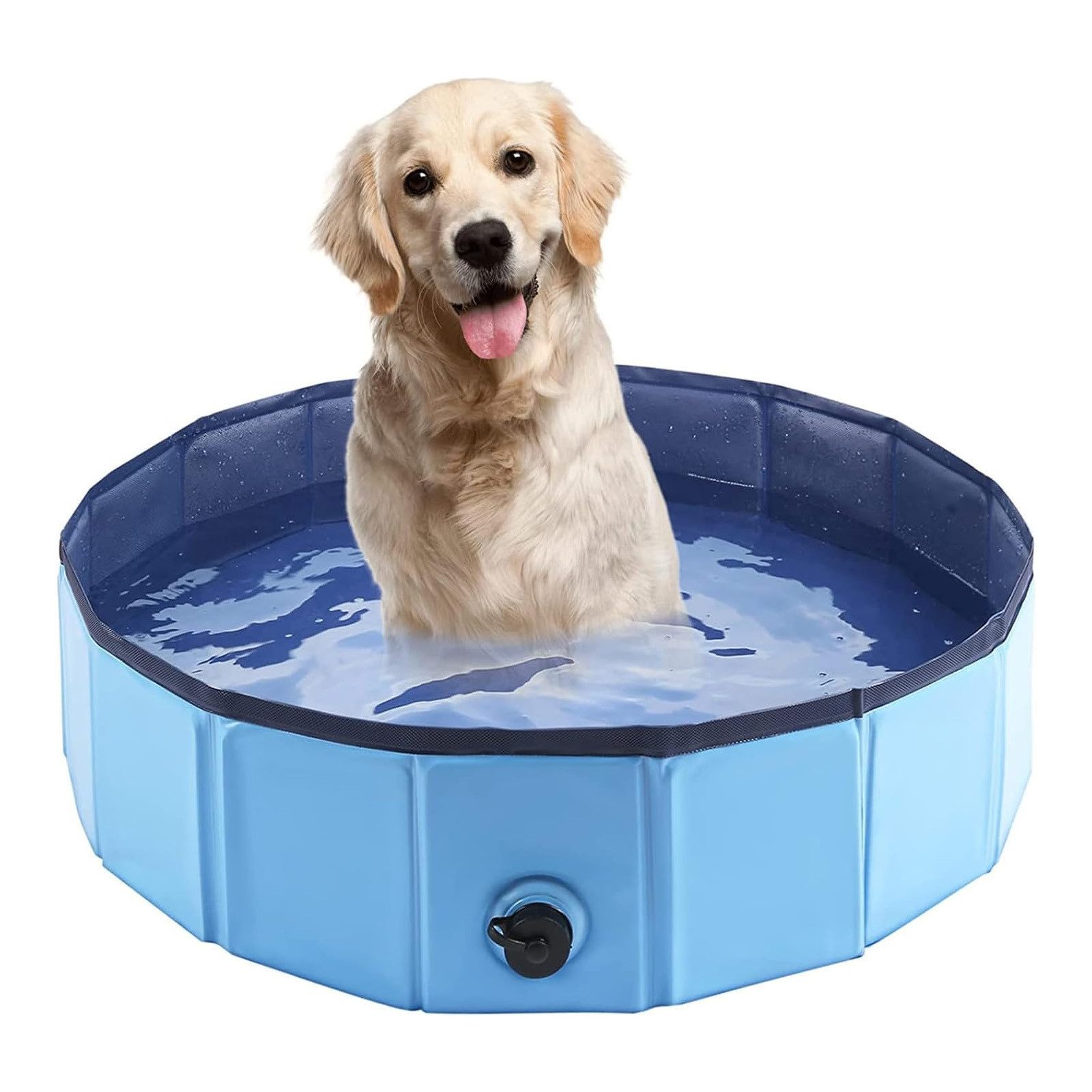 Hundepool Faltbare Hunde Pool, Schwimmbecken für Hunde, Hundebadewanne