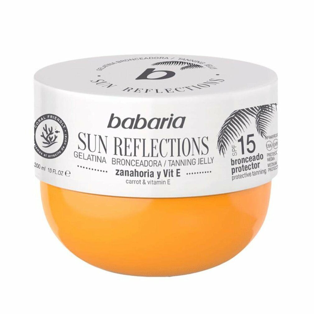 babaria Sonnenschutzpflege Sun Reflections Tanning Jelly Protective Tanning Spf15 300ml