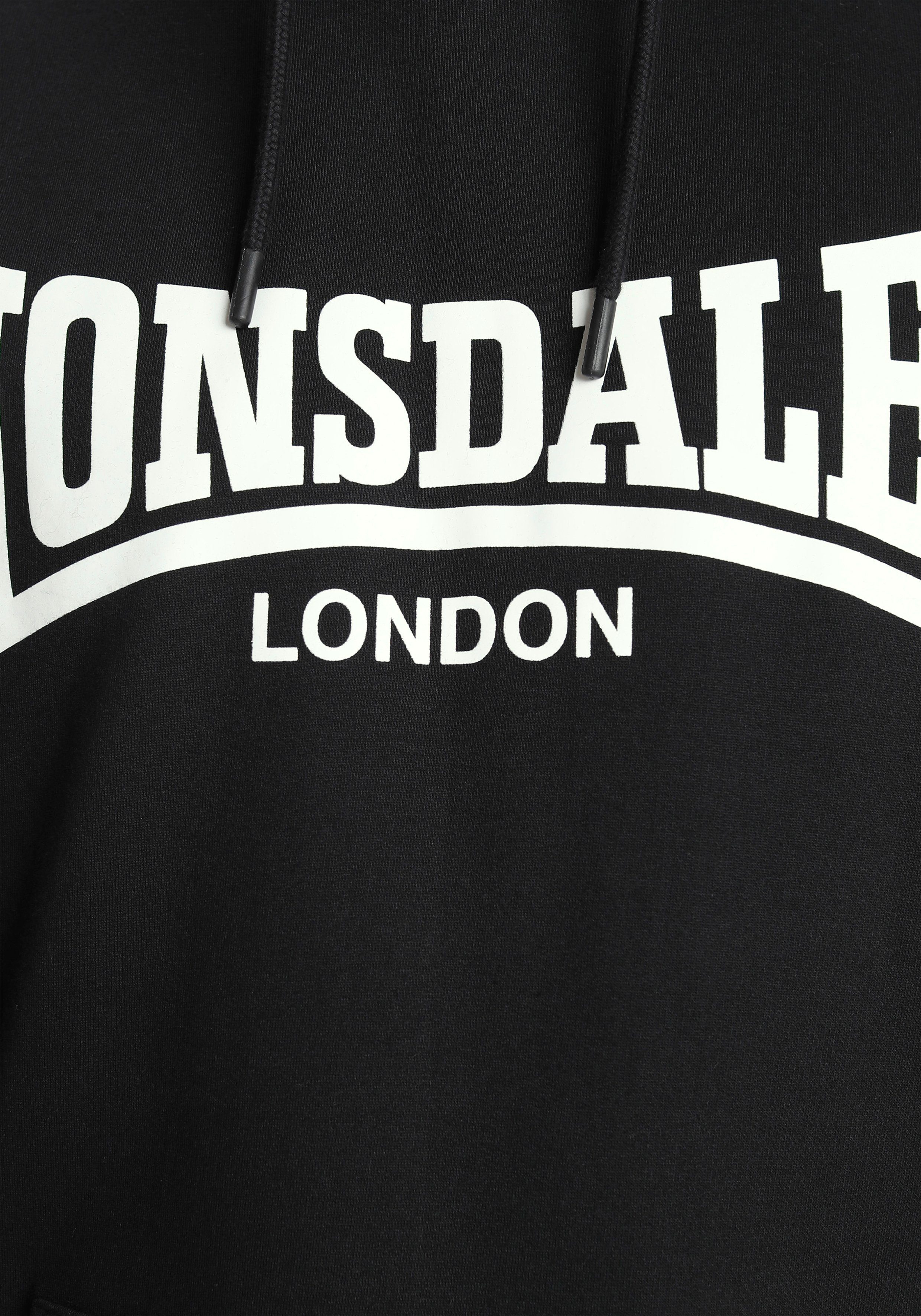 CLOUDY Lonsdale tracksuit (2-tlg) Black/White Men's Jogginganzug