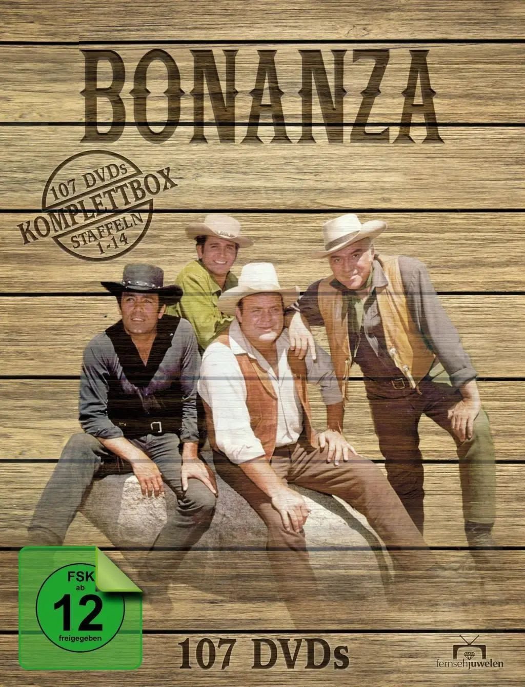 DVD Bonanza - Komplettbox (Staffel 1-14)