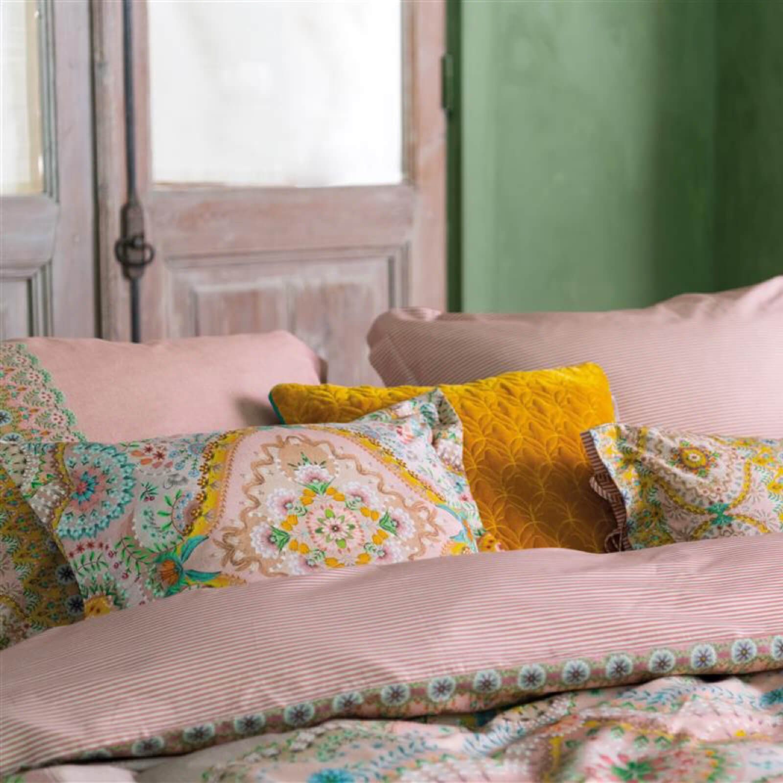 PiP Studio Dekokissen Dekokissen Majorelle Carpet Pink, Zierkissen, Kuschelkissen – Bild 4 von 4