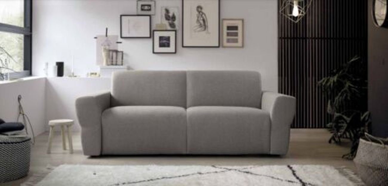 2-Sitzer, Club Samt Zweisitzer Lounge Couch Holz Sofa JVmoebel Design Sitz Relax