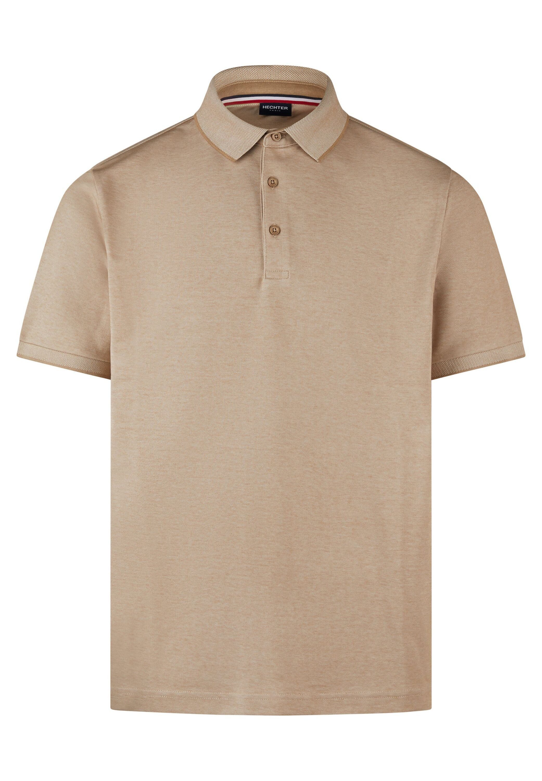 HECHTER PARIS Poloshirt (1-tlg) Klassisches Two-Tone-Piqué-Design