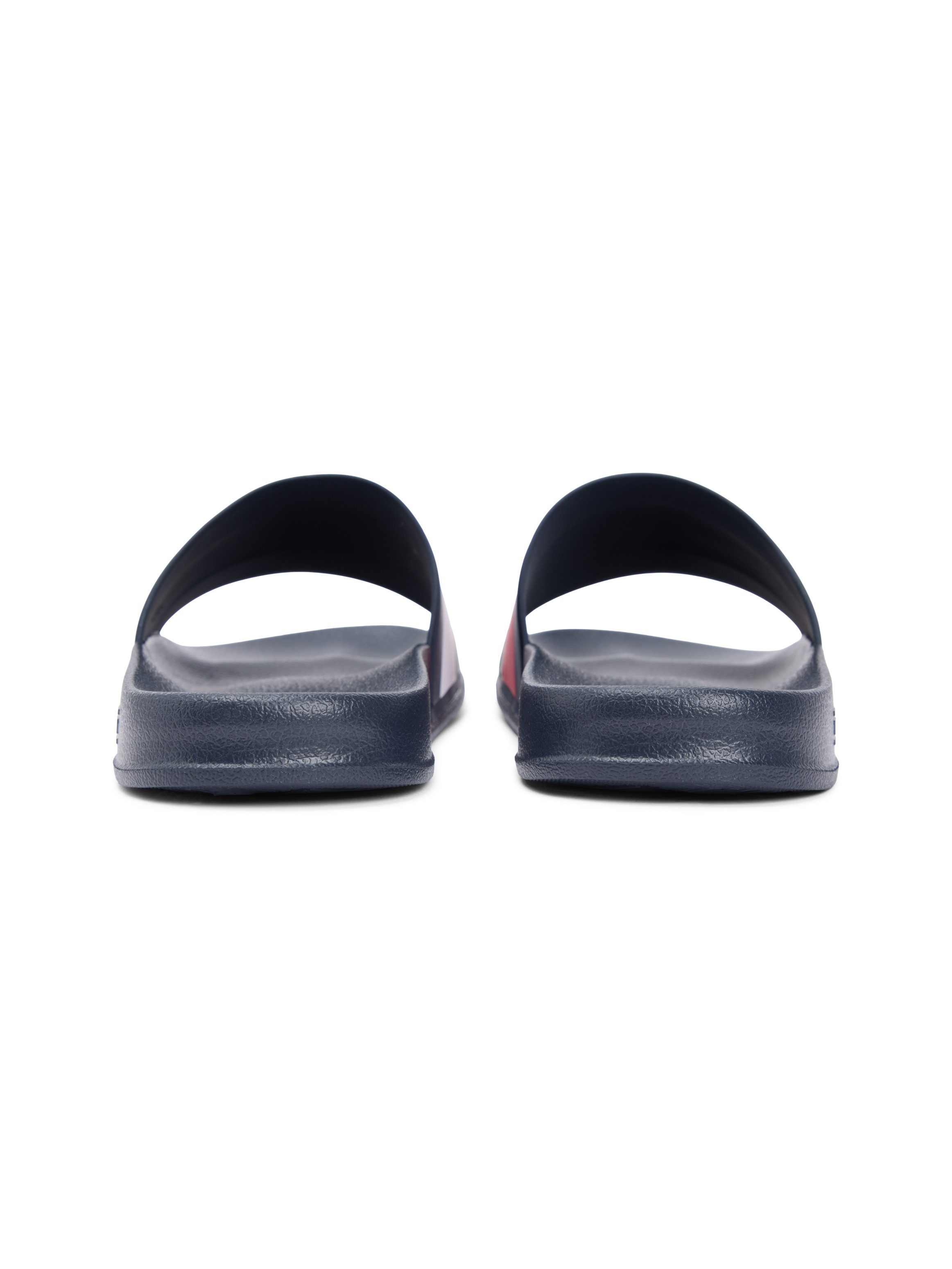 Tommy Hilfiger CORE HILFIGER FLAG POOL SLIDE Pantolette Strandschuh, Flats, günstig online kaufen