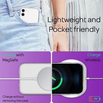 Nalia Smartphone-Hülle Apple iPhone 12 Mini, Klare Silikon Hülle / Extrem Transparent / Durchsichtig / Anti-Gelb