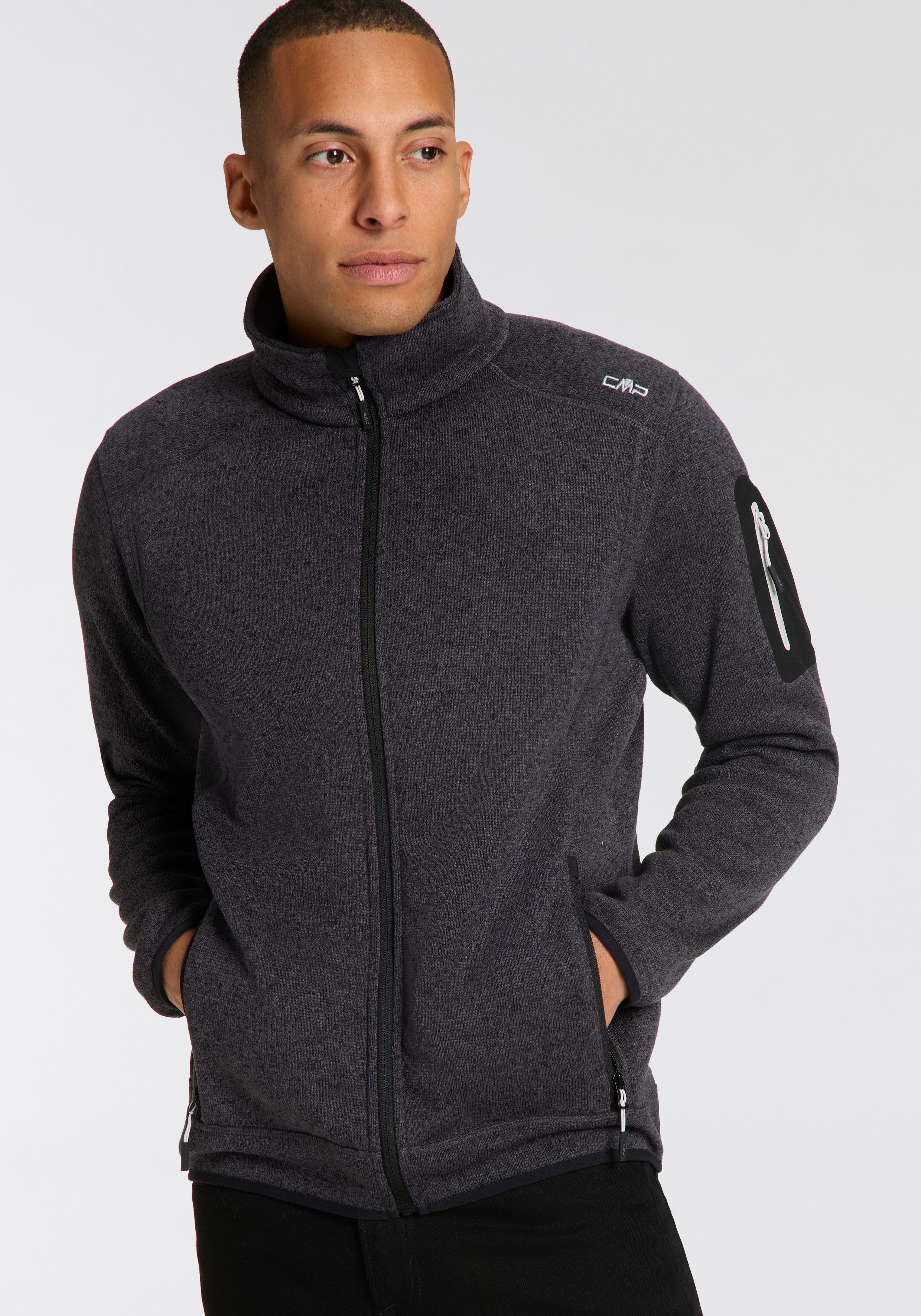 Strickfleecejacke