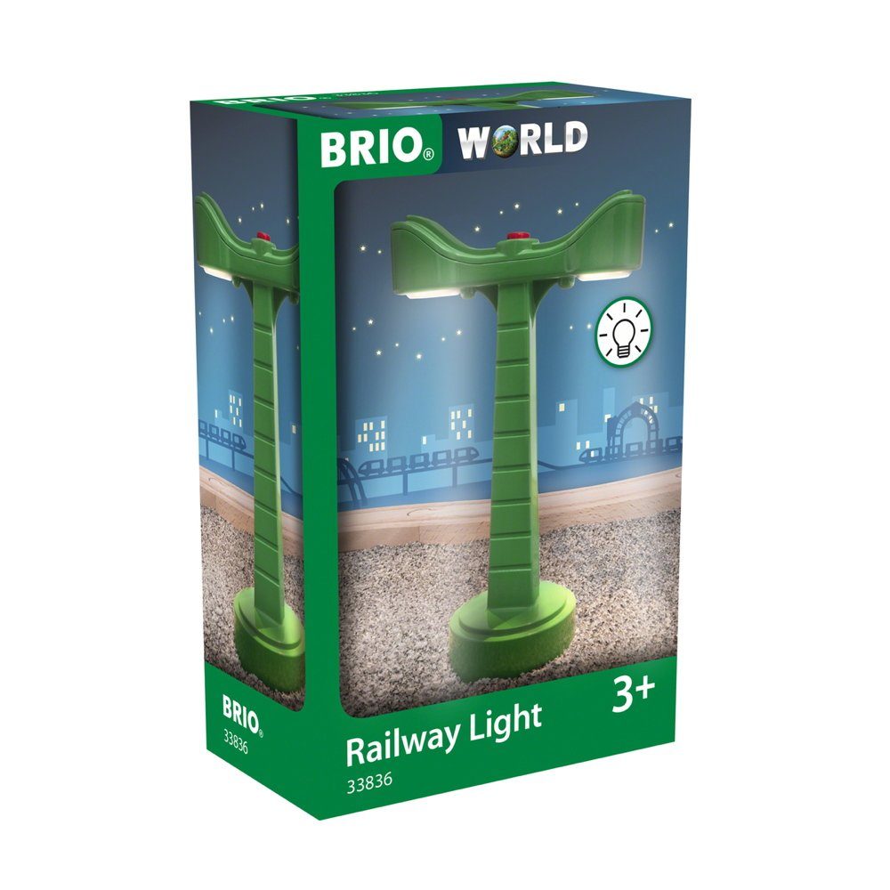 BRIO® Spielzeugeisenbahn-Verkehrszeichen Brio World Eisenbahn Zubehör LED-Schienenbeleuchtung 33836
