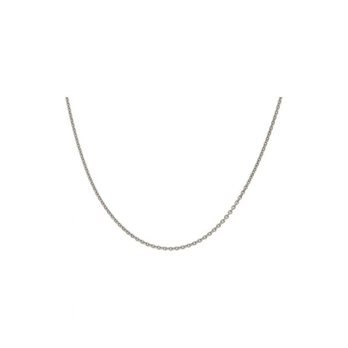 JuwelmaLux Goldkette Halskette Weißgold Ankerkette 45 cm (1-tlg) Damen Goldkette Weißgold 585/000 inkl. Schmuckschachtel