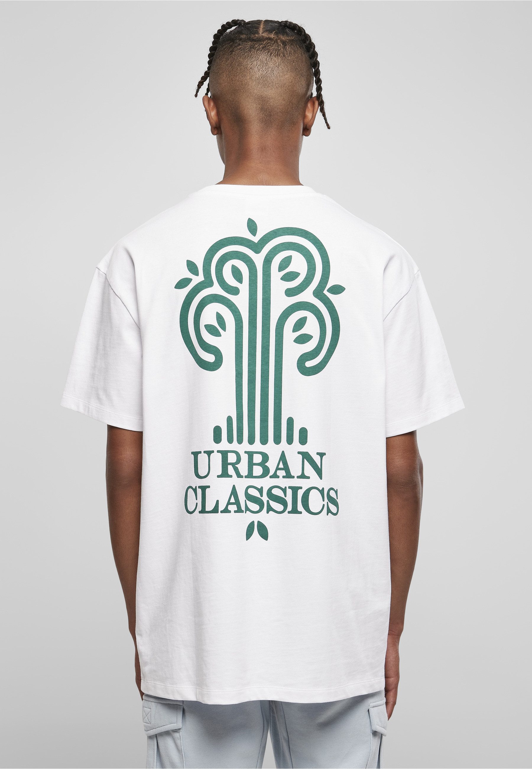 URBAN CLASSICS T-Shirt Urban Classics Herren Organic Tree Logo Tee (1-tlg) – Bild 3 von 5