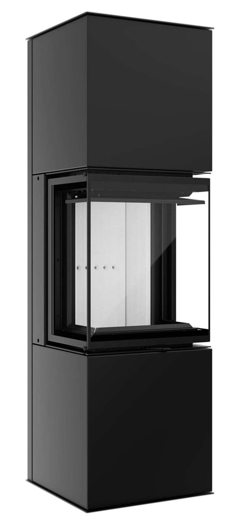 Hitze Kaminofen Panorama-Kaminofen Hitze SIGA 3S-raumluftunabh., 6.5 kW