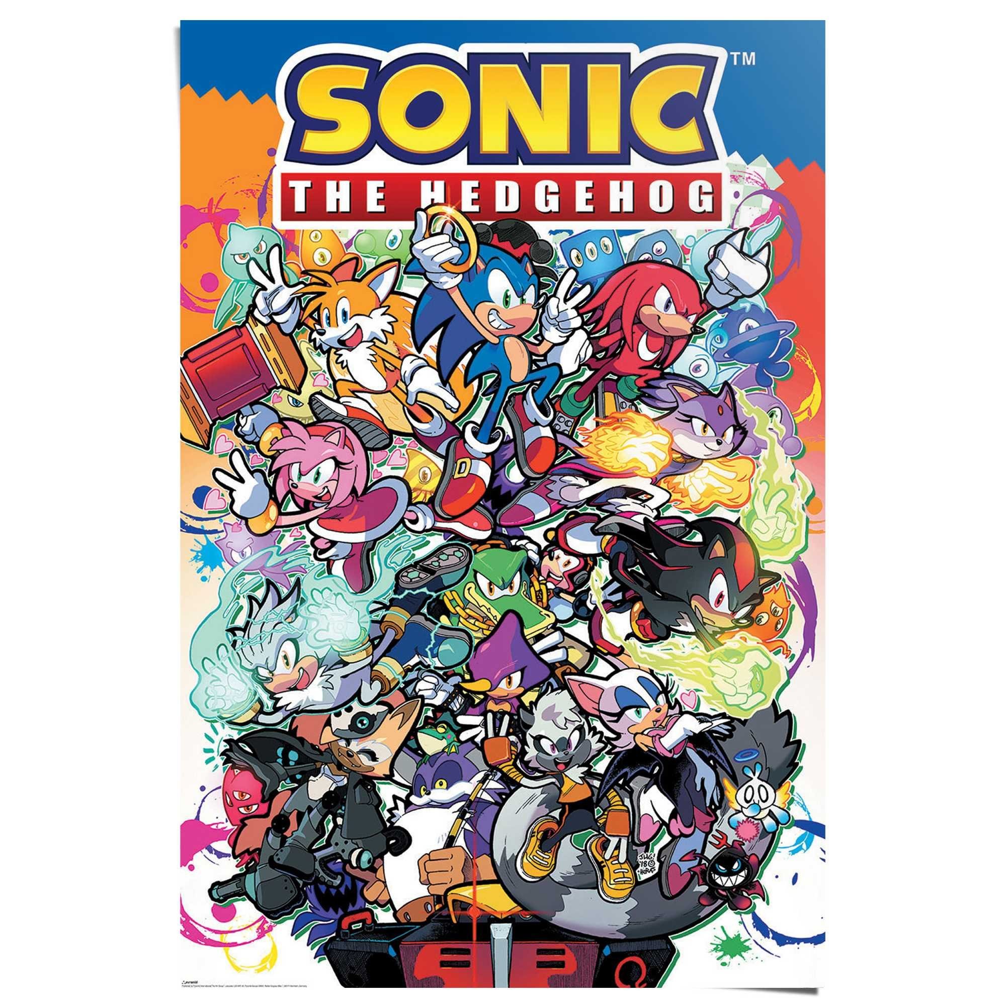 comic The - sonic Hedgehog Poster Reinders! characters Sonic